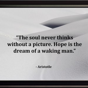 Aristotle The Soul Poster, Print, Picture or Framed Photograph