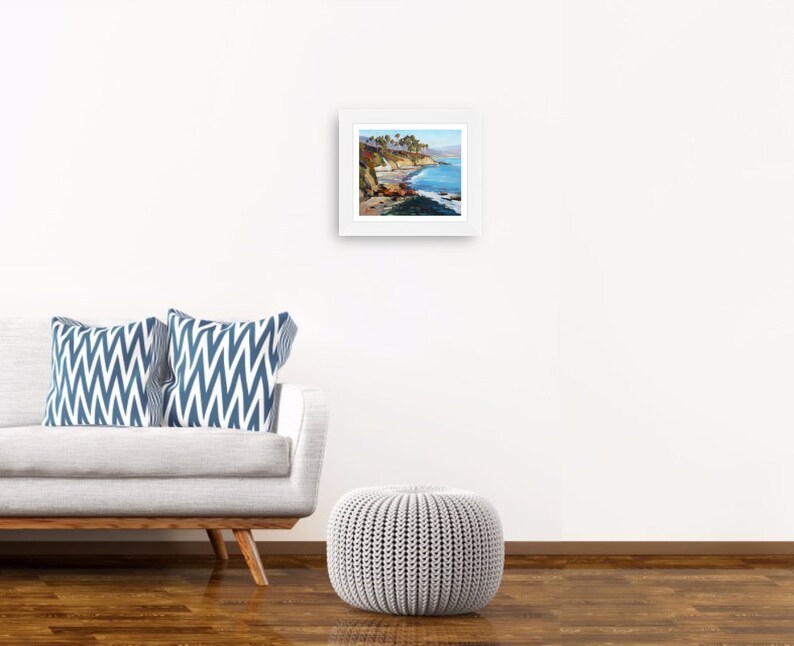 Giclee print, Original, Impresionist, Landscape, Seascape oil Painting, Laguna Beach, California image 3