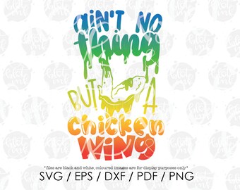 Chicken Wing Svg Etsy