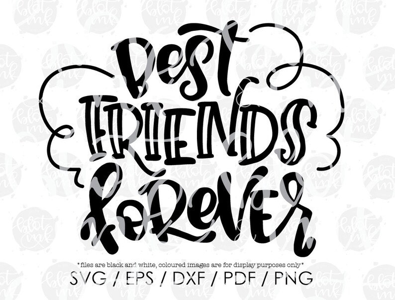 Download Best Friends Forever BFF SVG Best Friends SVG Hand | Etsy
