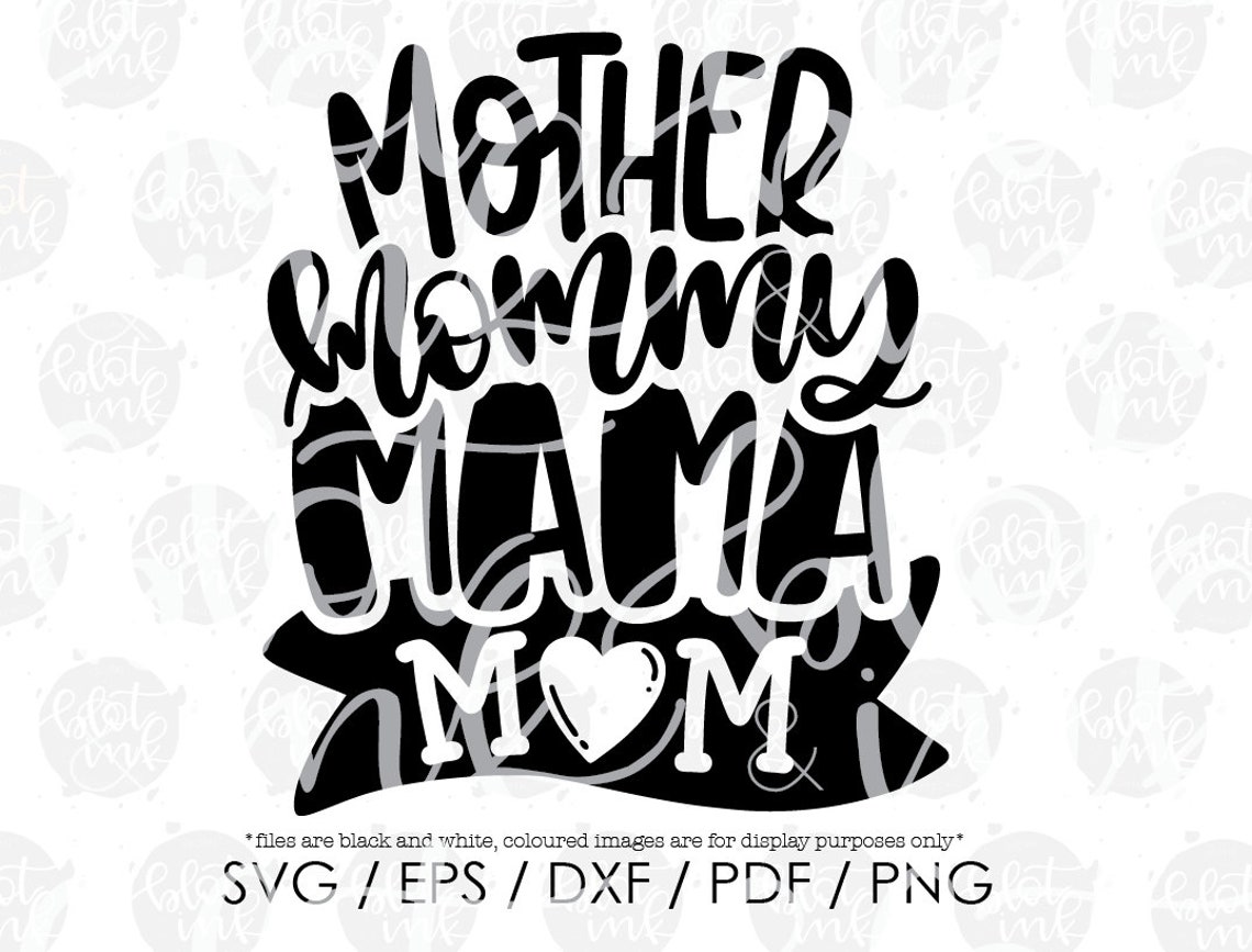 Download Mother Mommy Mama Mom SVG Funny Cute Motherhood Mothers ...