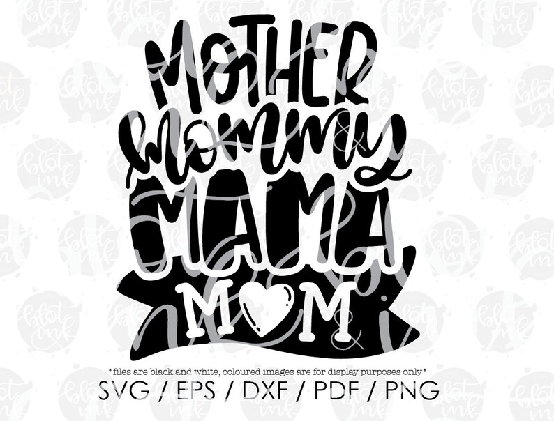 Download Mother Mommy Mama Mom SVG Funny Cute Motherhood Mothers Day | Etsy