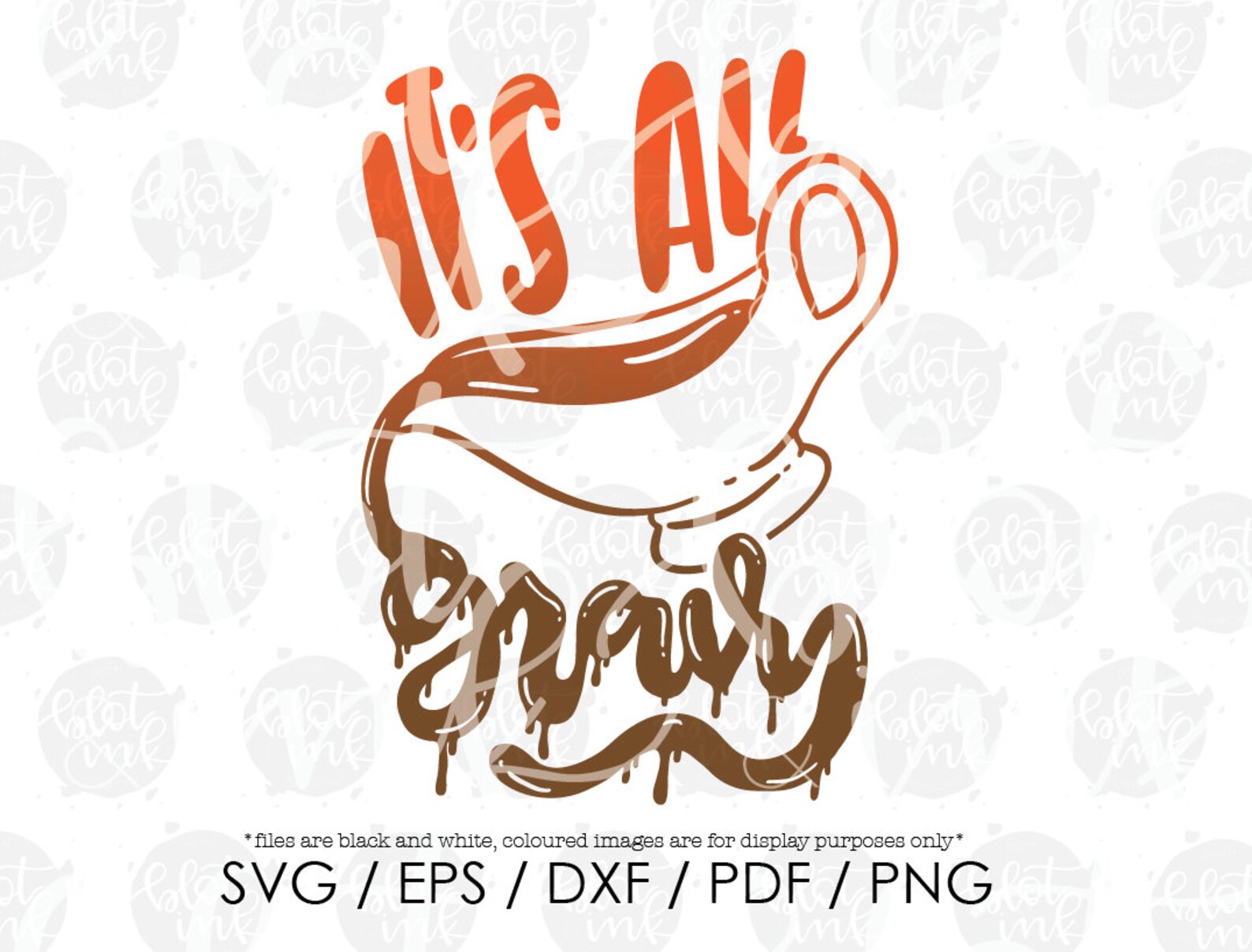 It's All Gravy SVG Funny Cute Kids Adults Gravy Etsy Australia