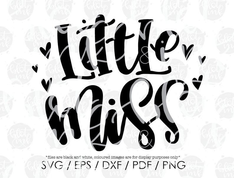 Download Little Miss SVG Cute Funny Little Girl Sister Sibling | Etsy