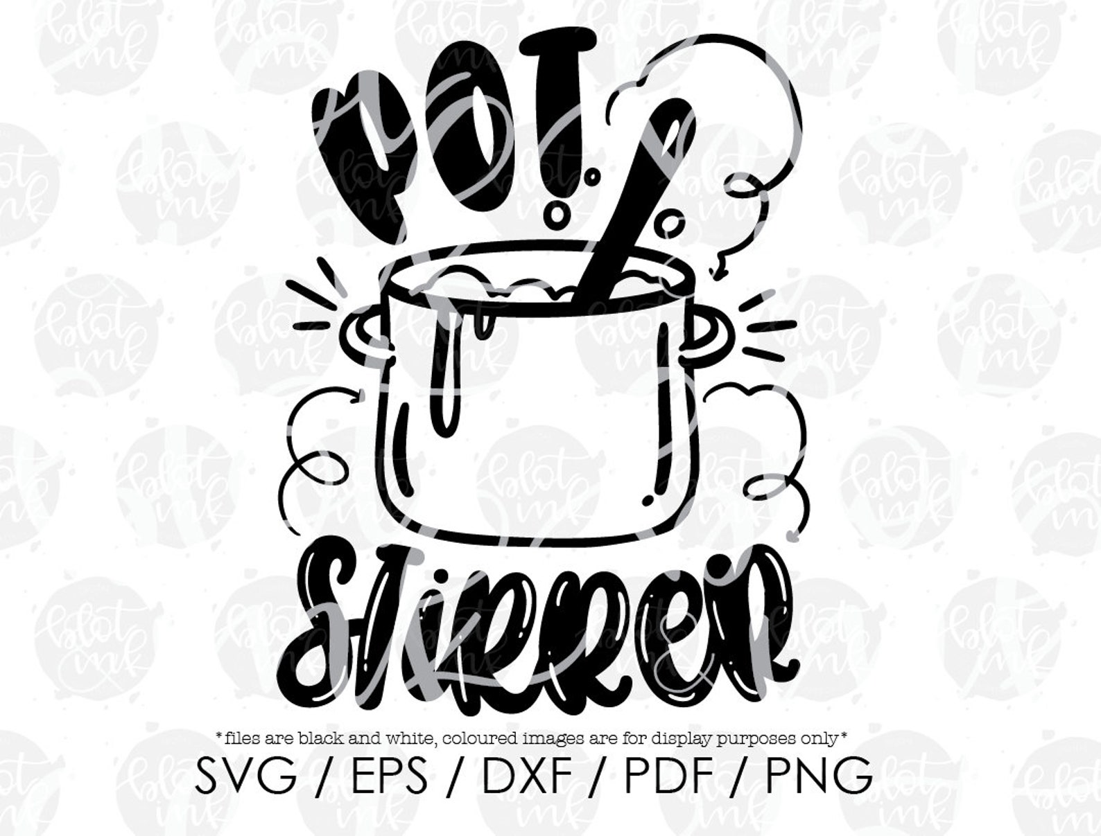 Pot Stirrer SVG Cute Funny Food Shit Stirrer Drama Maker Etsy