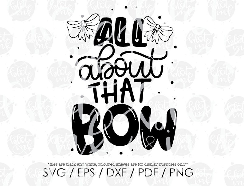 Download All About That Bow SVG Cute Girly Hair Bow Big Bow Sparkle ...