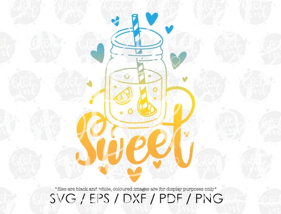 Download Sweet Tea Svg Southern Sweet Tea Lemon Clip Art Mason Jar Etsy