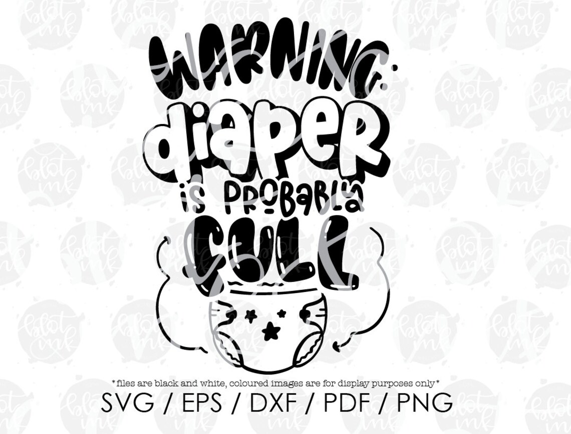 Dirty Diaper Svg