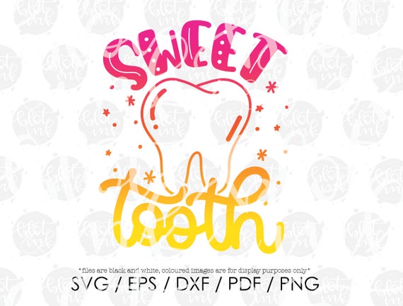 Download Sweet Tooth Svg Dental Tooth Sweet Candy Cute Kids Adult Etsy