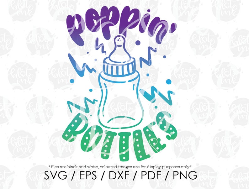 Download Poppin' Bottles SVG Funny Cute Baby Toddler Kid | Etsy