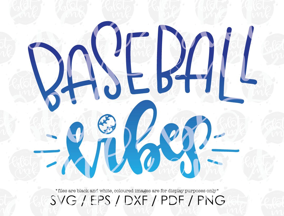 Download Baseball Vibes Svg Baseball T Shirt Design Summer Team Ball Etsy