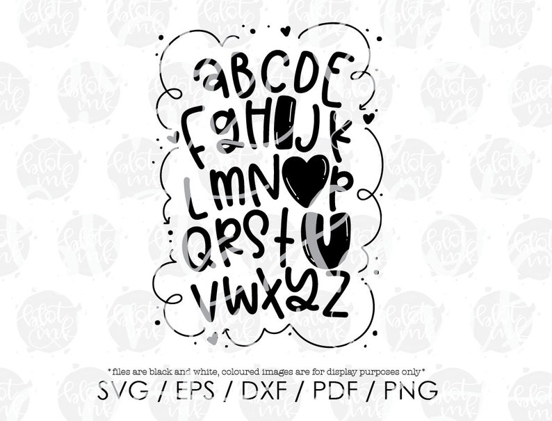 Free Free Abc I Heart U Svg 171 SVG PNG EPS DXF File