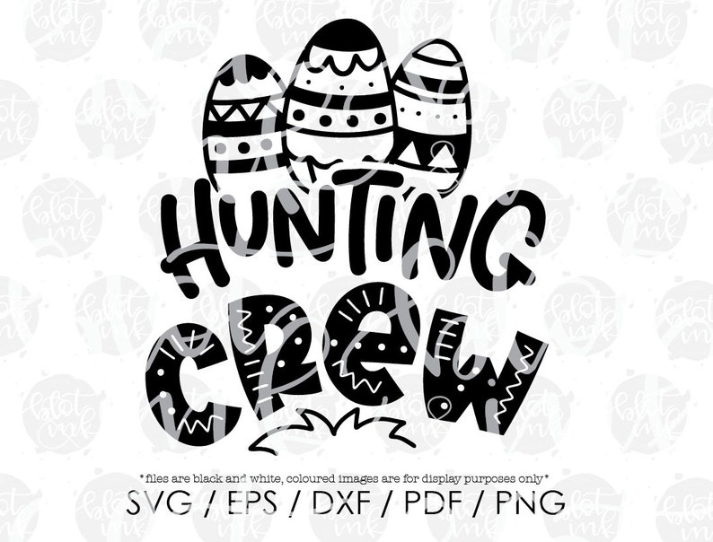 Download Hunting Crew SVG Easter Egg Hunt Clipart Kids Cute Design ...