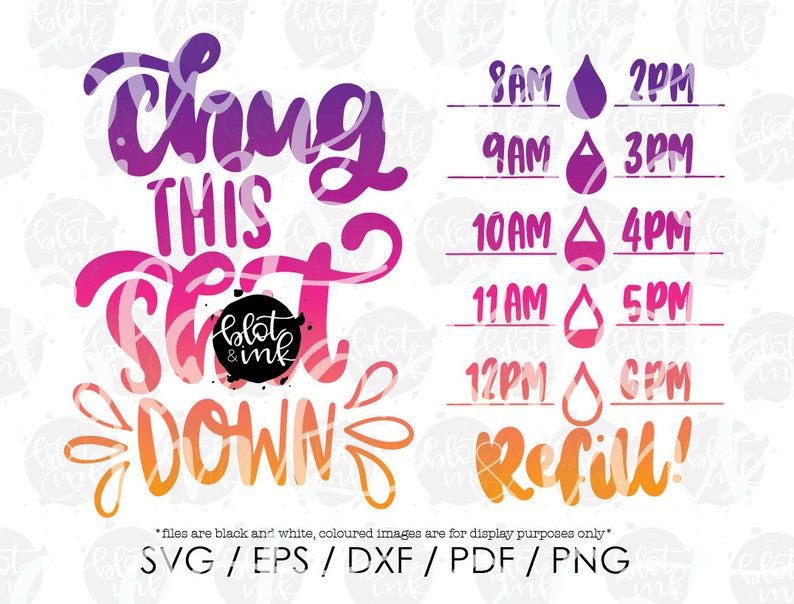 Download Hand Lettered Svg Funny Sarcastic R18 Adults Water Bottle Drink Water Design Svg Blot And Ink Chug This Shit Down Water Tracker Svg Clip Art Art Collectibles Vadel Com