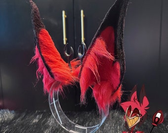 Alastor Hazbin Hotel inspired ears | Cosplay ears