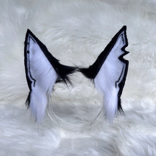 Ready to ship | Wolf ears | Loona Helluva Boss inspired ears | Cosplay ears