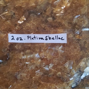 Dewaxed Shellac Flakes make your own Platina shellac knobcone sealer finish