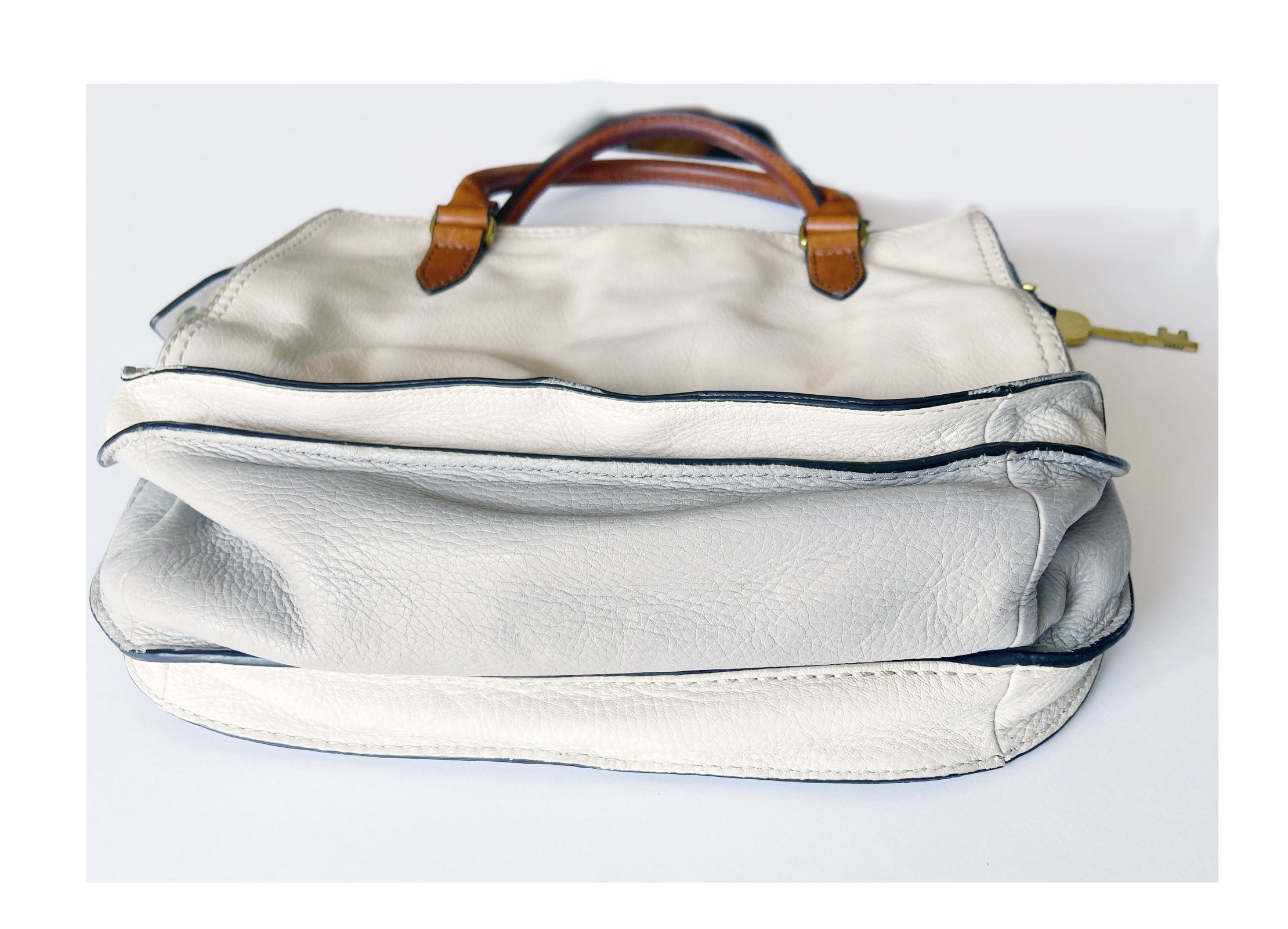 Fossil ryder satchel white hotsell