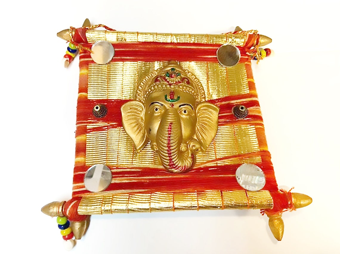 GANESHA Wall Hanging God of Health Wealth ganesh Good Luck Etsy