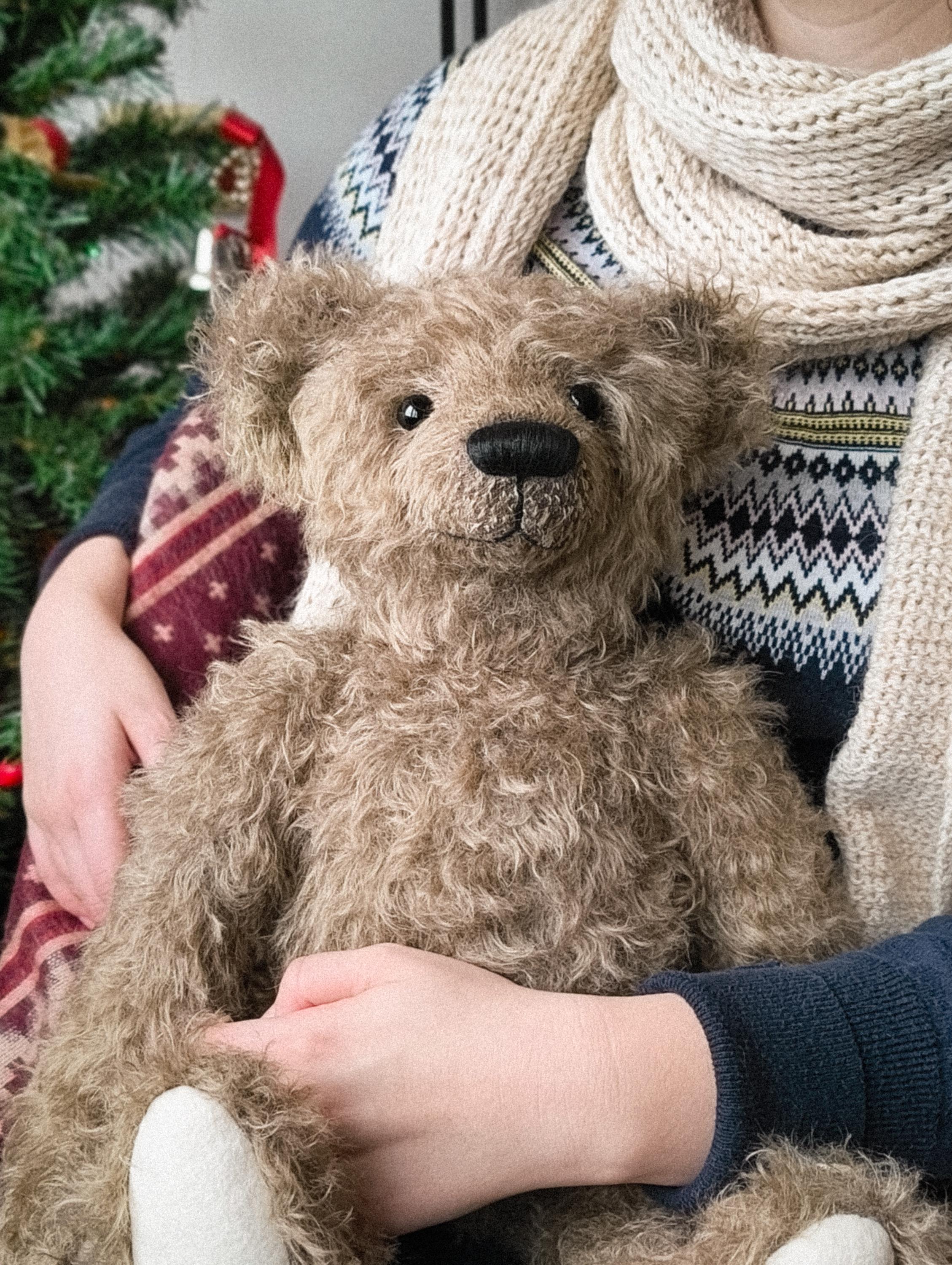 Classic Mohair Bear Pattern Sewing, 43 Cm 17 Inches Growler Teddy Bear ...