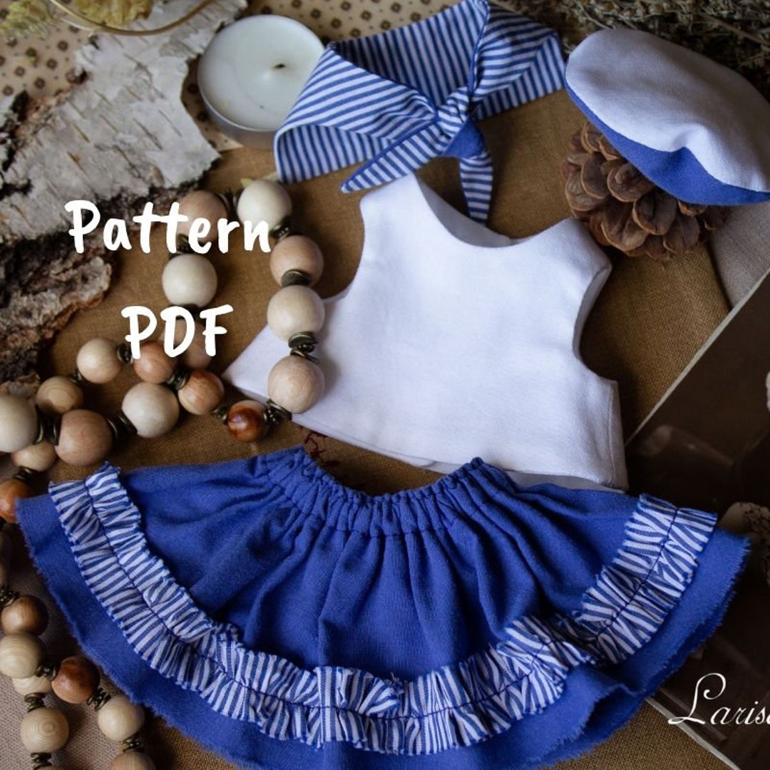 PDF Teddy Bear Dress Pattern Clothes Pattern Bear Skirt Pattern