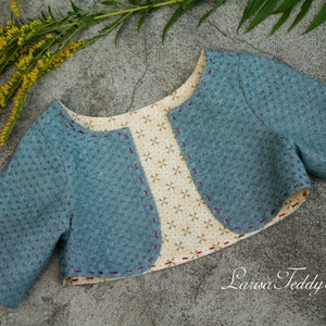 PDF Big Teddy Bear Jacket Pattern, Classic Bear Clothes Pattern, Artist ...