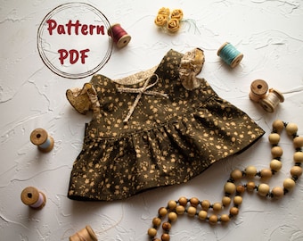 Build a bear clothes pattern PDF 42 cm 16.5 inches teddy bear dress sewing pattern buid-a-bear