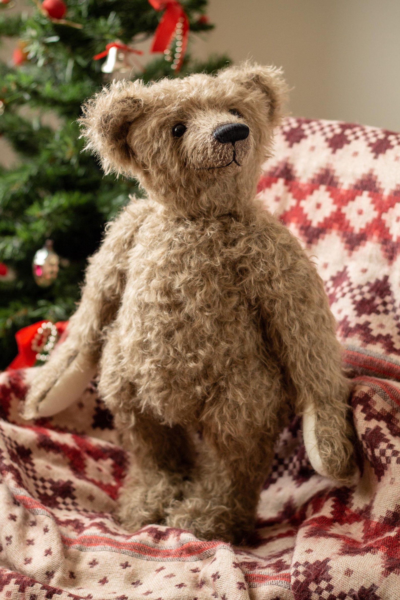 Classic Mohair Bear Pattern Sewing, 43 Cm 17 Inches Growler Teddy Bear ...