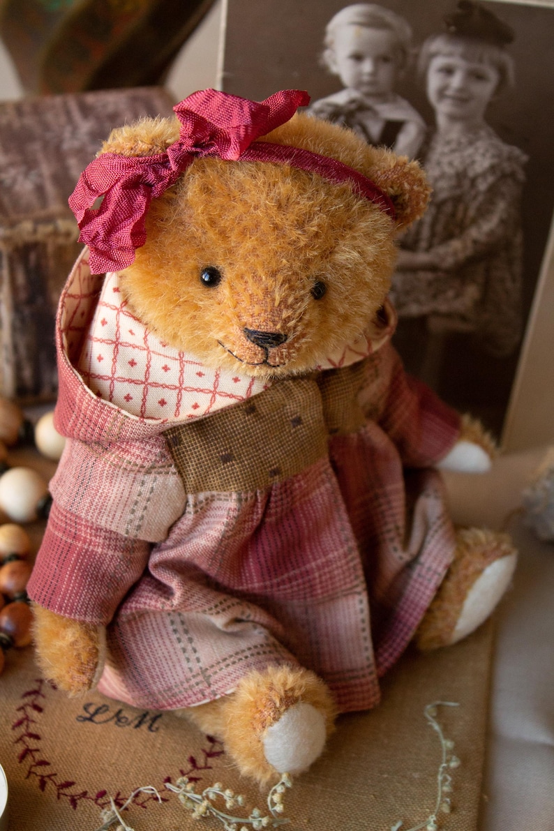 PDF Teddy bear coat pattern, artist teddy bear clothes sewing patterns clothing toy image 11
