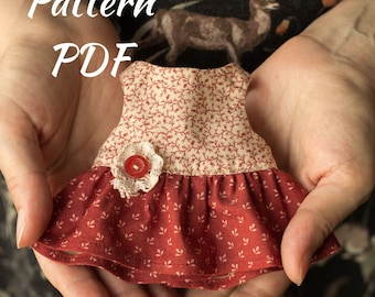 Teddy bear dress clothes pattern sewing tutorial 7 inches classic artist teddy bear clothing patterns
