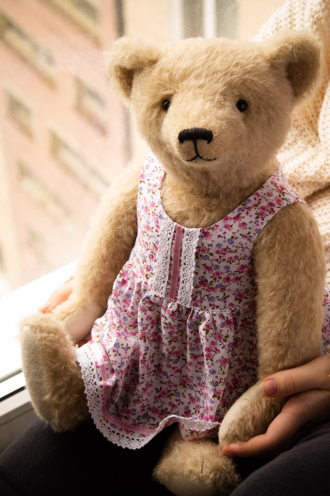 Handmade classic teddy bear dress big bear clothes artist Etsy