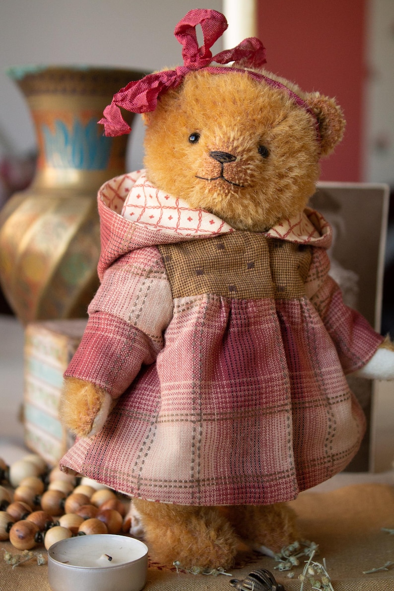 PDF Teddy bear coat pattern, artist teddy bear clothes sewing patterns clothing toy image 10
