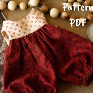 PDF Teddy bear jumpsuit pattern, teddy bear clothing, plush bear clothes sewing pattern, soft bear patterns for sewing