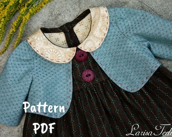 PDF Big teddy bear jacket pattern, classic bear clothes pattern,  artist bear sewing patterns, teddy bear making