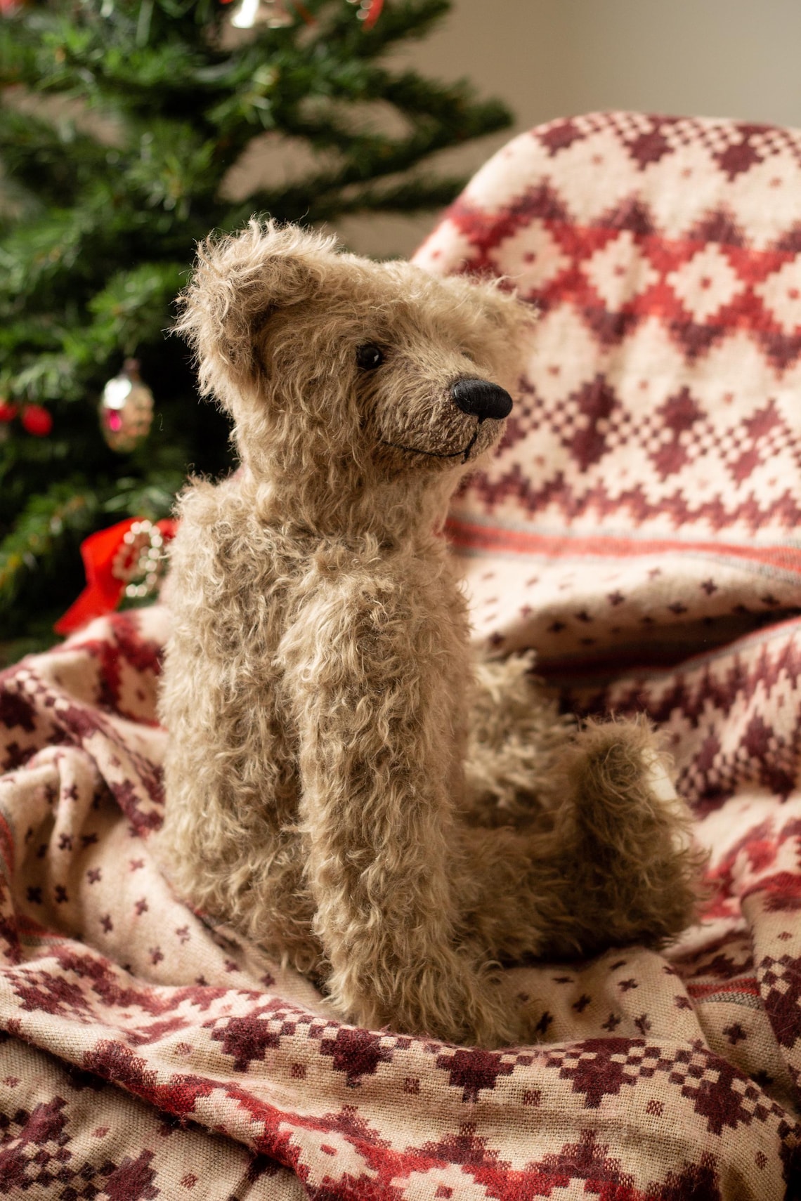 Classic Mohair Bear Pattern Sewing, 43 Cm 17 Inches Growler Teddy Bear ...