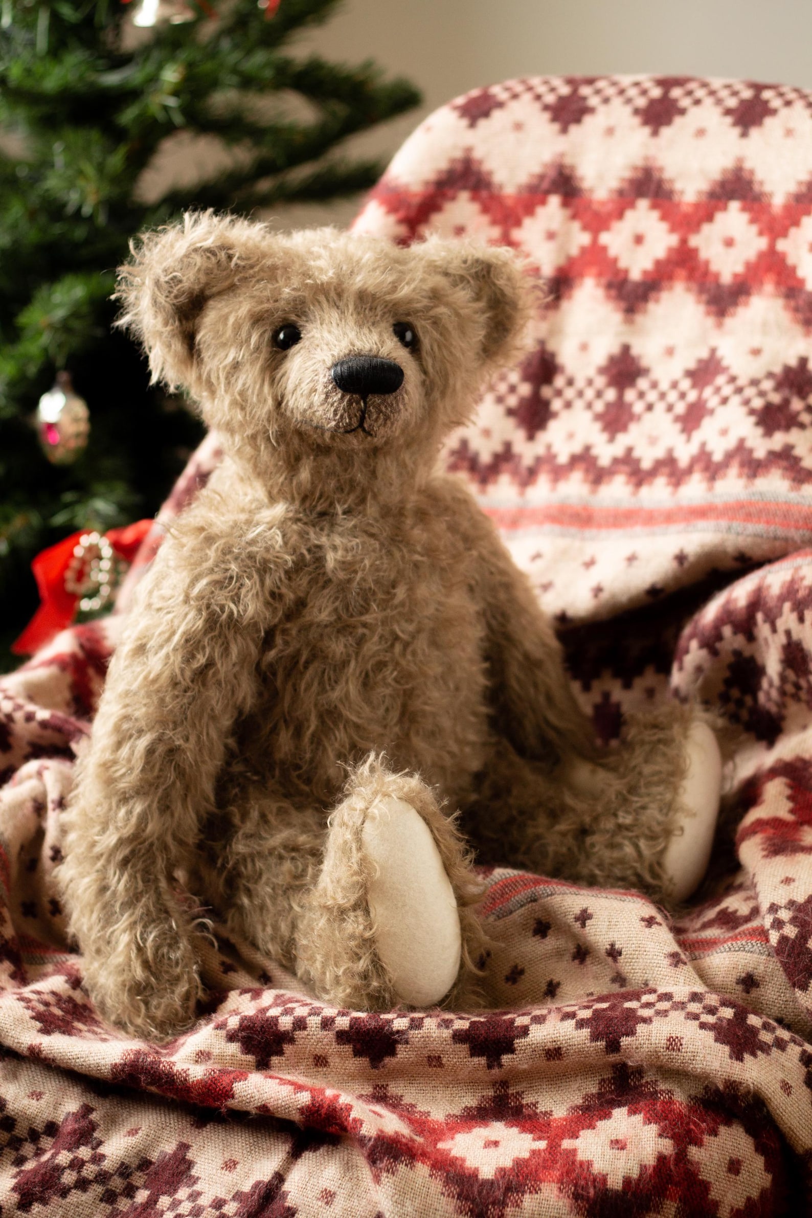 Classic Mohair Bear Pattern Sewing, 43 Cm 17 Inches Growler Teddy Bear ...
