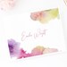 see more listings in the Watercolor Stationery section