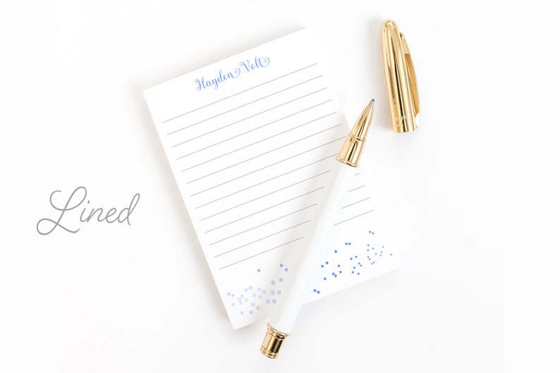 Personalized Notepad Set to Do List Notepad Custom Notepad Etsy