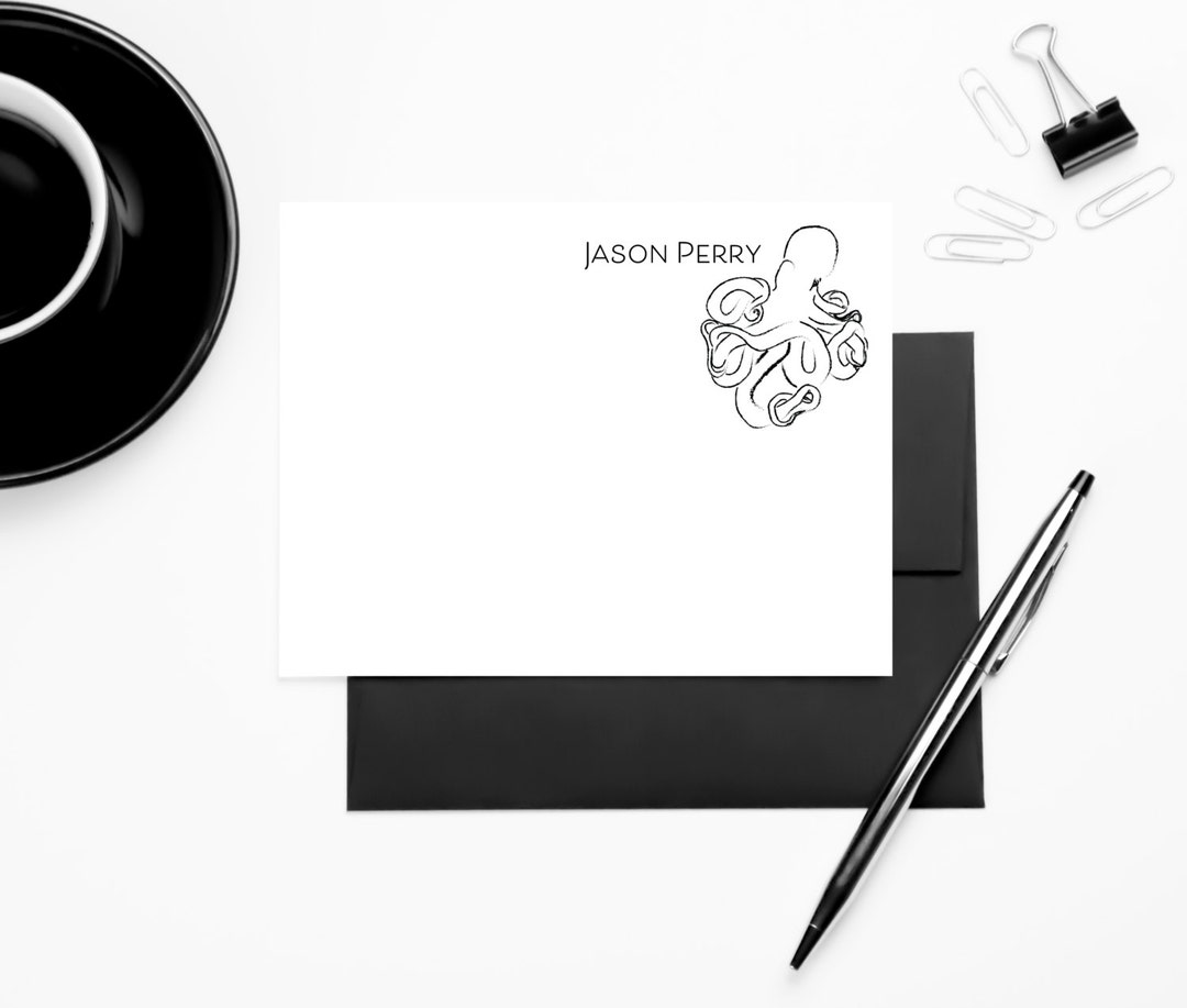 Personalized Stationary for Men, Personalized Mens Gift, Personalized ...