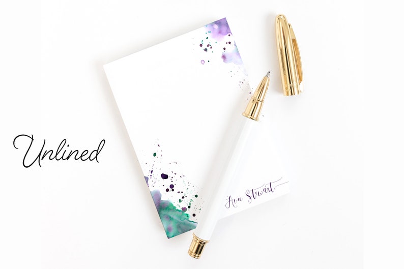 Personalized Stationery Personalized Notepad Set Personalized Etsy