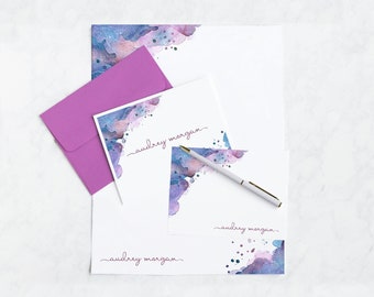 Personalized Stationery Paper, Note Cards with Envelopes, Stationary Box, Stationary Gift Set, Stationary Gift Box, Notecards with Envelopes