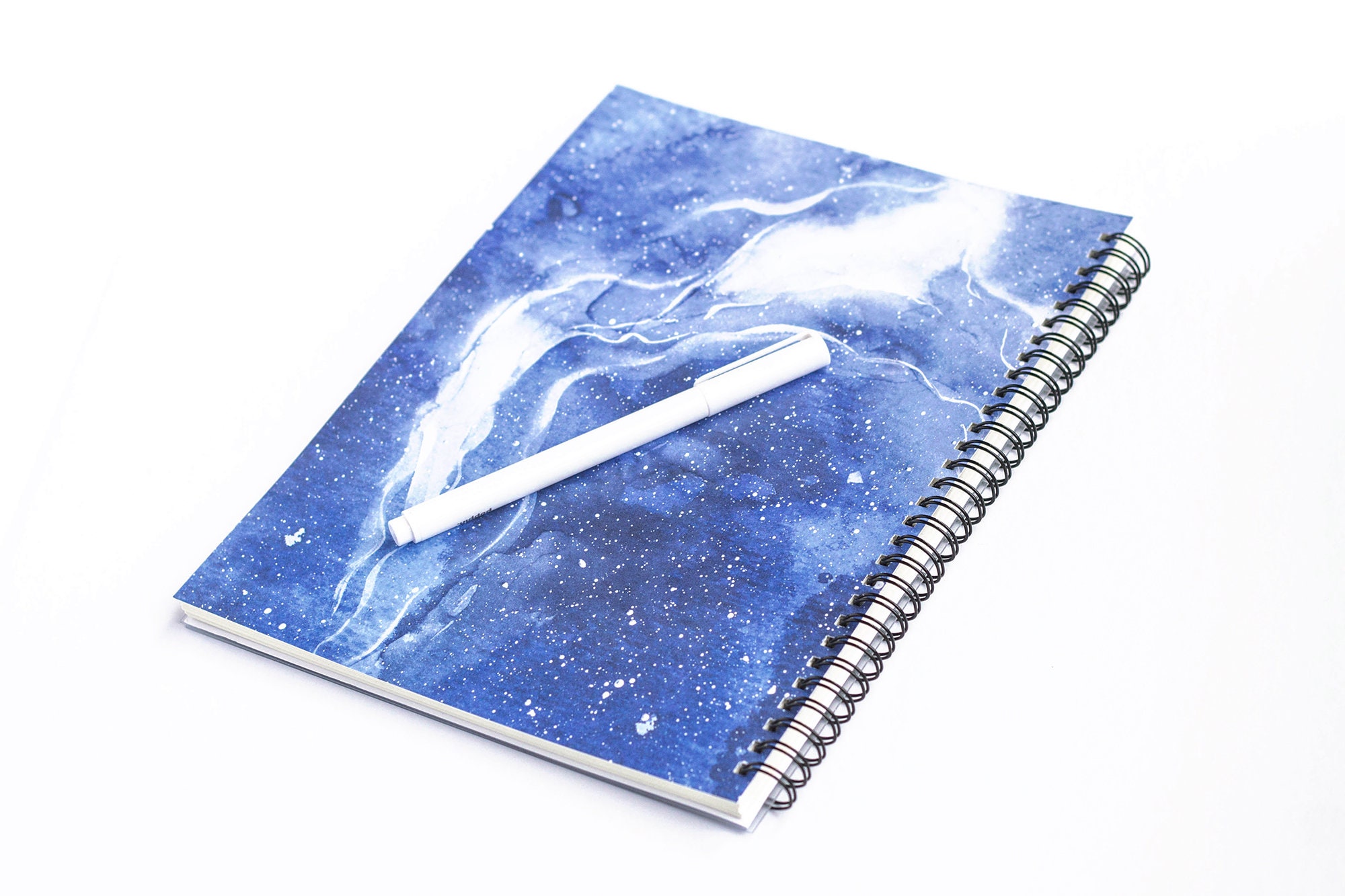 Personalized Notebook Spiral Notebook Watercolor Notebook Etsy