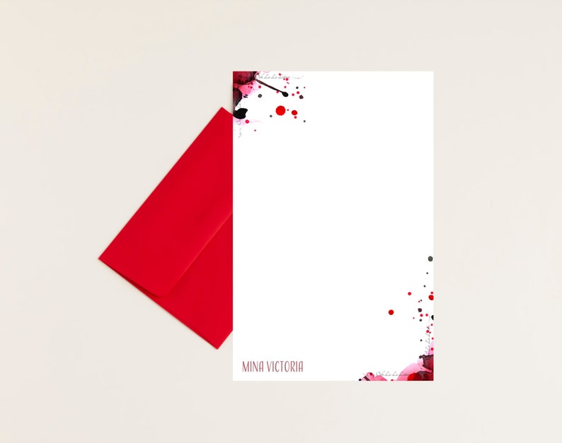 Letter Stationery Set Letter Paper Letter Writing Paper Etsy