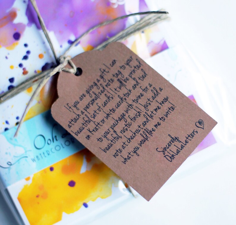 Gift Tag Add-on Gift Wrapping Rustic Tags Custom Gift Tags Happy Birthday Tags Tied With Twine To Your Package For A Beautiful Rustic Finish