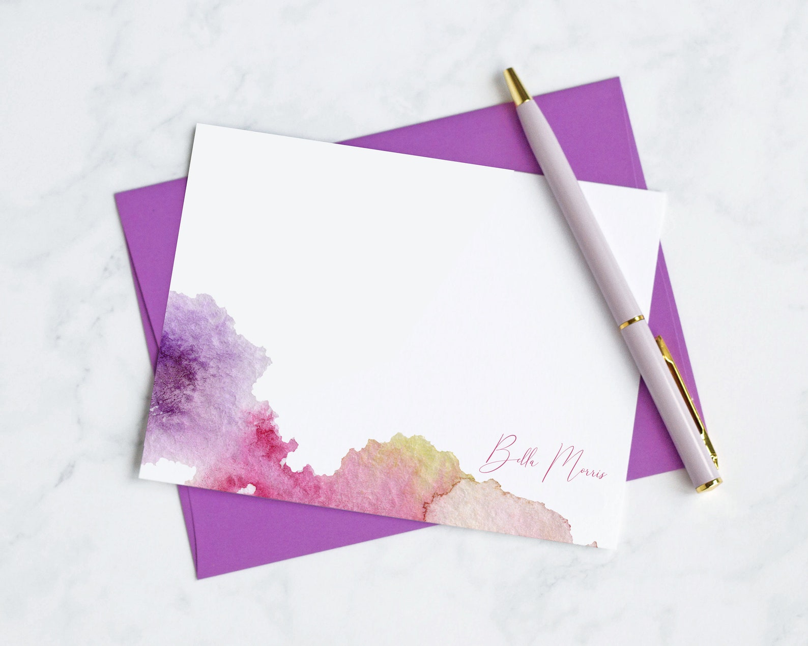Personalized Stationary for Women Personalized Stationary Etsy
