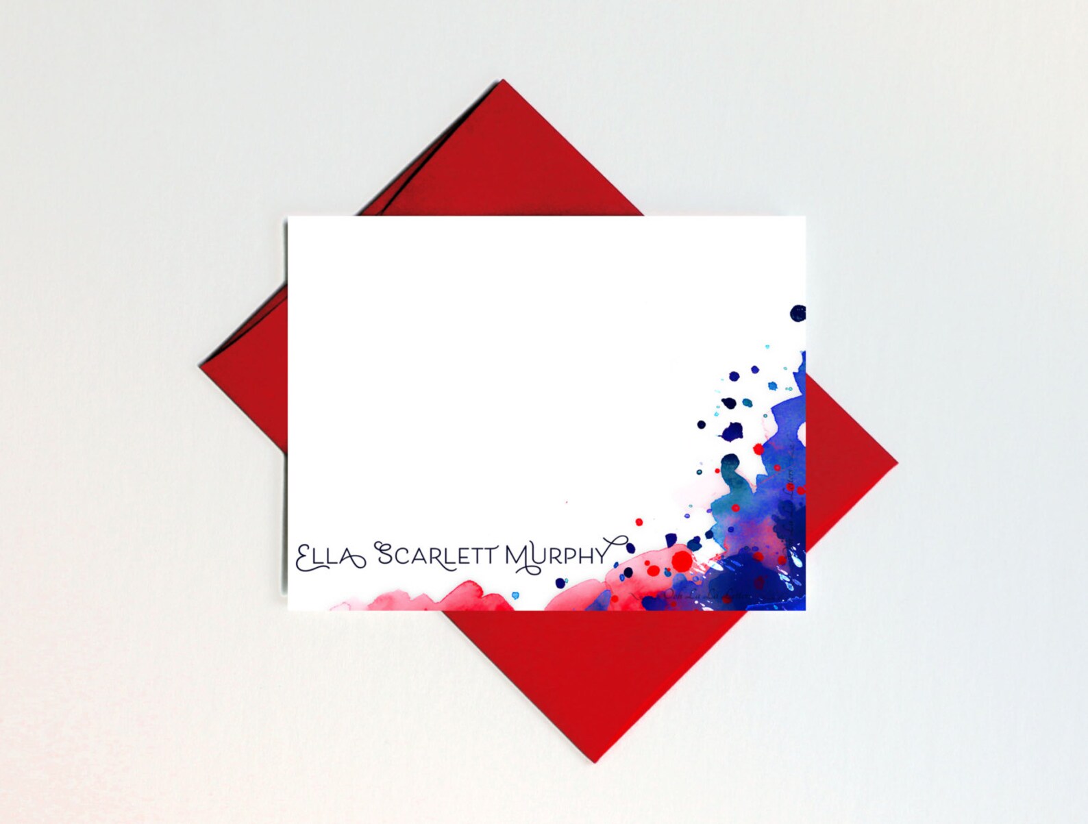 Personalized Notecards Personalized Note Cards Custom Etsy