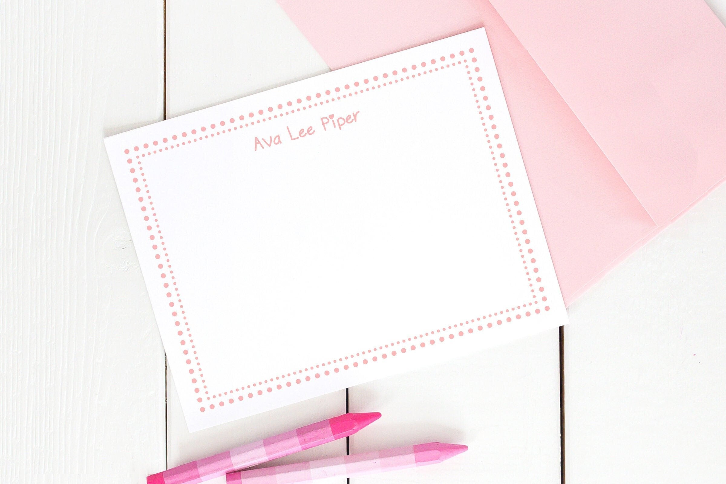 Girls Stationery Kids Stationery Girls Stationary Personalized Girls Note  Cards Cute Stationery Set Personalized Girl Gifts Kids Stationary 