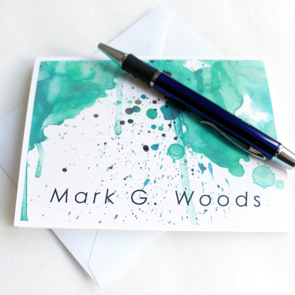 Personalized Stationery Note Cards Personalised Mens Stationery Set Card Set Personalized Cards Notecards Gifts For Men Gifts For Him
