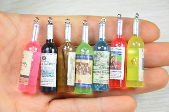 10 Mode Mini Flasche, coole Weinflaschen. (52x12mm)