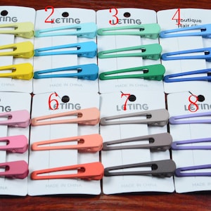 colorful alligator hair clips,3pcs metal alligator clips,Jewelry clips baby clips 6cm barrettes